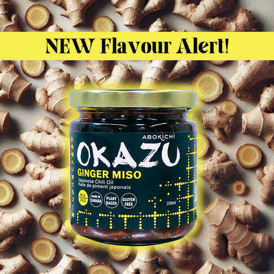 OKAZU - Ginger Miso - Japanese miso chili oil condiment (230ml/8oz)